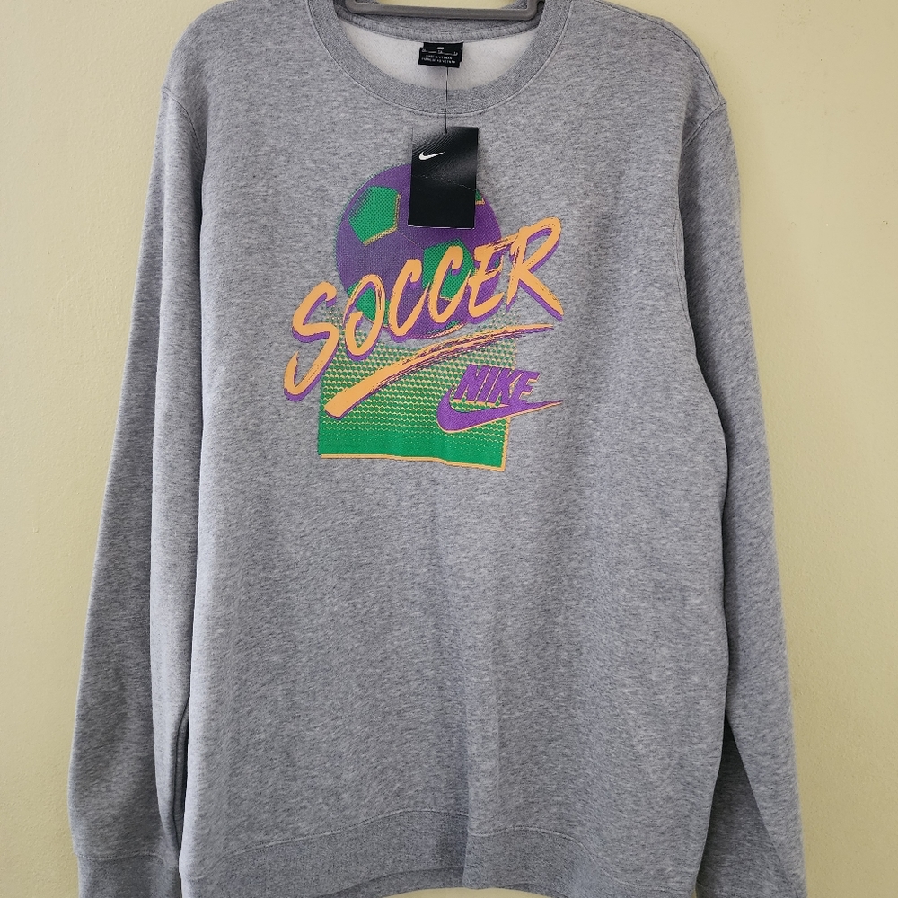 Nike Crewneck Sweatshirt SOCCER vintage Style